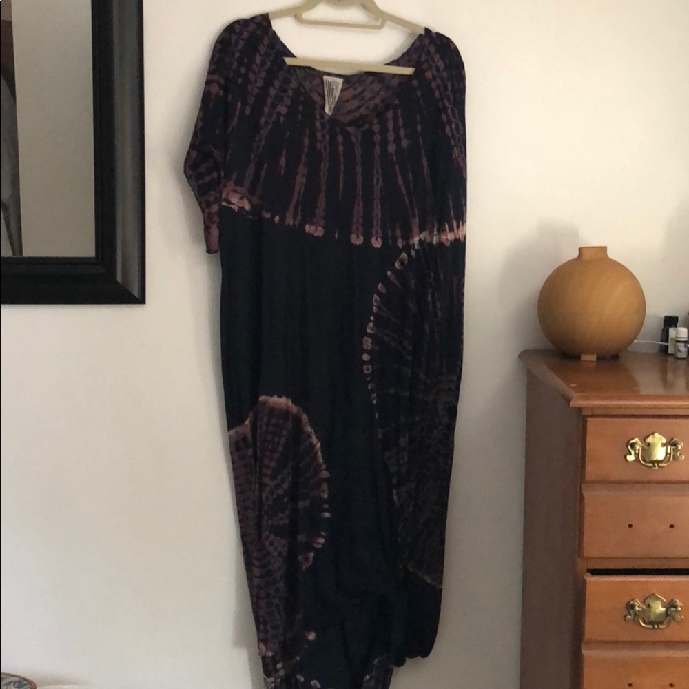 Dark Blue and Purple Tie Dye FP Maxi